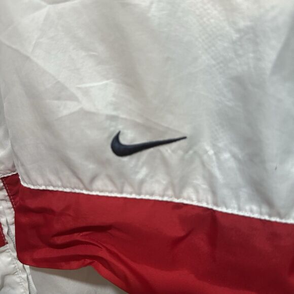 VTG Nike Athletic Dept Windbreaker Jacket Red White Blue Mens XL 2000s Y2K - Picture 3 of 8
